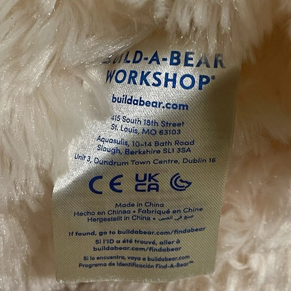NWT Build A Bear  Workshop  Wooly Alpaca Plush Toy Cream & NWT Gray Hoodie‎